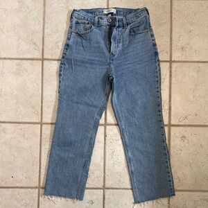 Abercrombie & Fitch Light Blue Straight Leg Women's Jeans